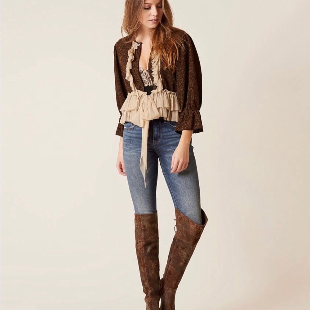 Bolero Ruffle Cardigan